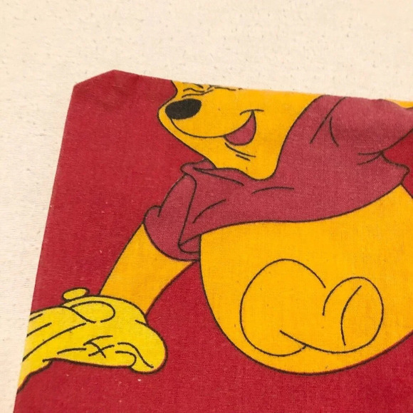 Vintage Pillow Case Mickey Mouse Winnie the Pooh Donald Duck Balloons 24.5 x 17 - Picture 10 of 16